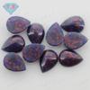 Huagang Gema Forma de Pera Color Artificial Sintético Gema Australiana Piedra Desnuda Forma de Gota Base Plana Cara Lisa Ópalo FH22