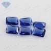Huagang Gem Rectangular Biselado Che Hua Bao Vidrio Azul Piedra Desnuda Octágono Pequeño Transparente Incoloro Gema Sintética Al por Mayor