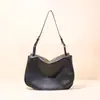 Nuevo Modelo Primavera 2026 Bolso TOGO de Cuero de Vaca de Capa Superior Tipo Silla de Montar para Mujer, Bolso Cruzado para Hombro, Gran Capacidad, Estilo Relajado para Viajes Diarios