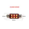 Luz de leitura LED dupla ponta para carro ampla pressão 31 mm 4 smd 3030 36 39 41 MM 6 SMD2835 luz de compartimento