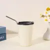 Copo de Água de Aço Inoxidável 304 para Exterior Abertura com Borda Enrolada Estilo Ins Copo de Café e Bebida Fria 500ml Espessado Estilo Camping Copo de Cerveja
