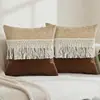 Funda de Cojín Estilo Ins Transfronterizo Lujo Borla Bohemia Étnica para Casa de Huéspedes Sala de Estar Almohada de Respaldo