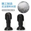 Baño Público Accesorios de Ferretería para Mamparas de Baño Pie de Apoyo Ajustable de Plástico de Nylon Espesado Soporte Negro Pies de Soporte