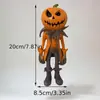 Figura decorativa popular de calabaza de resina para la escena de Halloween y manualidades