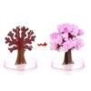 Árbol de Navidad Mágico Árbol de Papel Flores de Árbol Copos de Nieve Largos Riego Mágico Crecimiento Cristalización Regalos de Navidad Coloridos