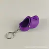 Directo de fábrica nuevos mini pantuflas zapatos con agujeros pequeños colgante de zapatos llavero de zapatos pequeños adornos para mochila comercio exterior transfronterizo
