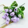 Flores Artificiales, Ramo de Tulipanes de 18 Cabezas, Decoración Floral para Sala de Estar y Jardín, Flores Falsas, Caja de Flores para Proyectos, Venta al por Mayor de Arreglos Florales