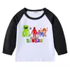 2023 transfronteiriço nova primavera e outono camiseta infantil gola redonda cartoon camisa de manga comprida camisa de fundo meninos e meninas bebê camiseta de algodão