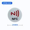 Sticker con Chip NFC Ntag215 Etiqueta de Color Pared Musical Sensor Pasivo Etiqueta Antifalsificación Etiqueta Digital RFID Venta al por Mayor