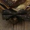 Novo estilo de gravatas borboleta para homens vintage all-match noivo casamento mulheres café marrom vermelho azul listrado flor distinto