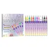 Caneta de Pintura para Nail Art DIY, Fácil de Usar e Conveniente para Múltiplas Ocasiões, Pintura DIY, Caneta de Desenho de Linha com Gancho para Nail Art Multicor