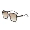 Gafas de Sol Cuadradas de Bloques de Color para Mujer Moda Europea Americana Gafas de Sol de Marco Grande Protección UV Protección Solar Gafas de Sol Versátiles para Hombre