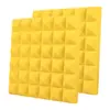 Algodón Aislante de Sonido Autoadhesivo, Algodón Absorbente de Sonido de Alta Densidad Tipo Pirámide Ecológico para Uso Doméstico, KTV, Sala de Baterías, Ignífugo, Retardante de Llama, Exportación, Transfronterizo