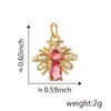 Europa y Estados Unidos venta caliente cobre micro incrustación joyería de moda para mujer lujo ligero incrustado circonita chapado en oro lindo colgante de abeja venta al por mayor