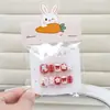 Suave Bonito desenho animado infantil gato laço bolinhas flor doce brincalhão unhas postiças arte de unhas infantil unhas de pressão
