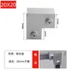 Conectores para tubo cuadrado de aleación de aluminio de 20/25/30 mm, sujetadores de clip, acero galvanizado de acero inoxidable sin perforación, no requiere soldadura.