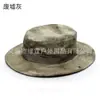 Sombrero redondo de camuflaje de origen transfronterizo para aficionados militares Bennie sombrero de sol de verano sombrero de pitón sombrero de pescador para exteriores oferta