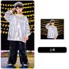 Ropa infantil de moda hip-hop para niñas, moderna, genial, a la moda, jazz, lentejuelas, hip-hop, escenario, día de año nuevo, disfraz de baile jazz, disfraz para actuación