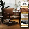 Nueva Silla Sofá Individual de Hierro Forjado de Lujo Ligero para el Hogar, Sala de Estar, Dormitorio, Silla de Influencer Moderna para Café, Silla de Negociación