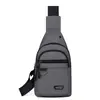 Bolso de pecho transfronterizo para hombre, nuevo estilo, casual de negocios, tela Oxford impermeable, bolso cruzado, gran capacidad, adecuado para viajes al aire libre