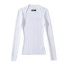 Suéter Top Sexy Ajustado Estilo Europeo y Americano Nuevo para Mujer 2022 Otoño Cuello Cuadrado Ajustado Suéter