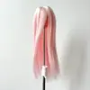Peluca Especial para Muñeca BJD Pequeña Gemelas Pesadilla Mañana Ke Er Wei Yu Ji Cabello de Muñeca Cabello Largo Liso Peluca en Blanco