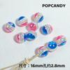 Ojo de Gato Oro Multicolor Paleta Agujero Recto Cadena para Teléfono Móvil DIY Trendy Accesorios para Jugar Correa para Muñeca Cadena Material Hecho a Mano Cuentas