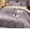 Algodón de Fibra Larga Xinjiang Clase A Juego de Cuatro Piezas de Lujo Gama Alta Sábana Plana 100% Algodón Puro Funda de Edredón Sábana Ajustable Juego de Ropa de Cama