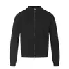 MFY253 Suéter de Punto de Color Sólido Estilo Old Money Retro Streetwear para Hombres y Mujeres, Cárdigan de Moda para Hombre con Elementos de Diseño