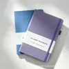 Caderno de bolso A5 caderno macaron A6 toque de pele caderno de alto valor pautado pontilhado logo personalizado