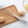 Batidor de huevos de acero inoxidable Longxiang batidor manual de huevos mezclador de harina batidor de leche herramientas para hornear venta al por mayor hogar