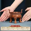 Cobre Púrpura Chu Da Ding Casa Escritório Estilo Antigo Três Pernas Bronze Ding Ornamento Decoração Interna Inauguração Loja Artesanato Presente
