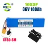 Paquete de baterías 10S3P 36V 100Ah batería de iones de litio 18650 500W para motocicleta scooter de alta potencia