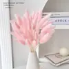 Buquê de Grama Cauda de Coelho Seca, Decoração com Flores Reais, Grama Cauda de Raposa Natural Seca ao Ar para Exibição na Sala de Estar