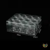 Set de 20g de Botellas de Almacenamiento Transparentes Grandes con 12 Compartimentos, Caja Creativa Espiral para Guardar Joyería, Artículos Pequeños y Medicamentos