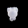 Molde de pegamento de cristal, una variedad de animales geométricos de oso, molde de silicona de conejo de bendición de unicornio tridimensional