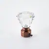 Decoraciones Modernas Minimalistas de Cristal Estilo Americano para Extremos de Barra de Cortina Tapacubos Decorativos para Barra Romana Accesorios para Barra de Cortina