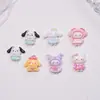 Sanrio Dibujos Animados Estilo Japonés Gato Kt Decoraciones para Uñas Resina DIY Pequeños Accesorios Pegamento en Crema Decoración de Uñas Portátil Pedrería