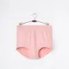 Ropa interior de color liso para mujeres de mediana edad y mayores, de cintura alta, tiro profundo, tallas grandes, calzones de abuela, shorts de señora mayor