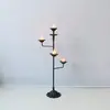 Luminária a Óleo Antiga Estilo Chinês Suporte de Velas de Chão, Suporte de Velas de Ferro Estilo Zen Ferro Fundido Ferro Forjado, Adereços para Sala de Chá, Enfeites Retrô