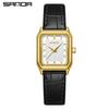 Sanda pulseira de aço alta qualidade medieval pequeno quadrado quartzo feminino relógio moda temperamento pulseira Joker luxo leve relógio de pulso atacado