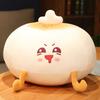 Lindas Expresiones Japonesas Bolsa Frita Peluche Almohada Invierno Almohada Calentadora de Manos Cojín para Sofá Cojín de Dibujos Animados