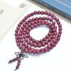 Direto da Fábrica Contas Violeta de Buda Pulseira de Sândalo Rosa Su pulseira de casal masculina e feminina rosário 2.0 Contas de Buda