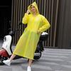 Capa de chuva EVA unissex peça única capa de chuva portátil não descartável capa de chuva para caminhada poncho adulto fashion em estoque