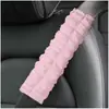 Nuevas Almohadillas de Hombro para Cinturón de Seguridad de Coche tipo Puff, Ligeras, Suaves y Antiasfixia, Almohadillas de Hombro Blancas tipo Puff