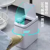 Lixeira inteligente com sensor automático, design nórdico minimalista, mecanismo de abertura elétrica, adequada para uso na cozinha e no banheiro, disponível para atacado