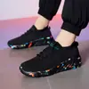 Novos sapatos casuais de camada única tênis de sola macia sapatos tipo meia sapatos masculinos da moda sapatos casuais tênis de cano baixo sapatos da moda sapatos preguiçosos
