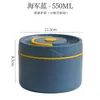 Lonchera aislada 304 redonda de doble capa portátil de acero inoxidable multicapa lonchera sellada con tapa para estudiantes en el trabajo