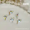 Explosiones Japonesas Celebridad de Internet Arte de Uñas Amor Diamante Cristal Color Mágico Corazón Torcido Diamante Luz de Luna Corazón de Melocotón Diamante Puntiagudo Armadura de Novia Joyería