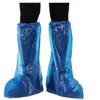 Cobre-sapatos Descartáveis para Chuva, Antiderrapante, Impermeável, Espessado e Resistente ao Desgaste para Homens e Mulheres, Cobre-sapatos Externos para Criação ao Ar Livre em Dias Chuvosos, Tubo Alto para Uso Externo